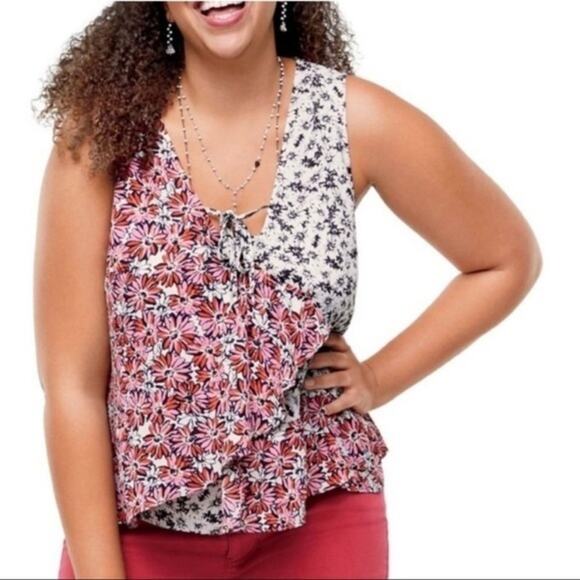 CAbi Layered Seraphina Floral Sleeveless Top Style #5730 - size Small - Picture 1 of 6